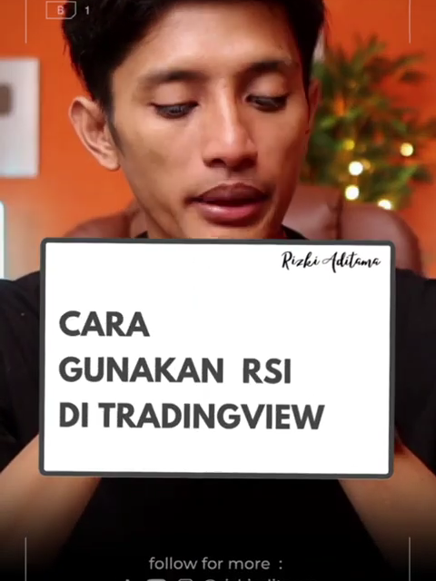 Cara menggunakan RSI di Tradingview #shorts #rizkiaditama #rsitrading