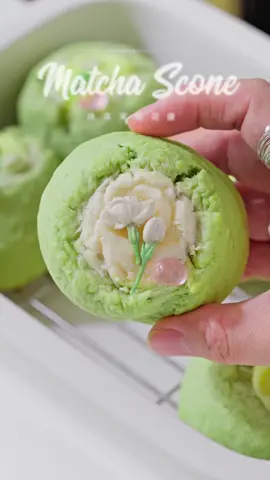 Matcha scone#douyin #asmr #cake #cakedecorating #xuhuong 