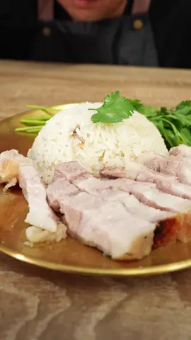 ข้าวมันหมู + ไก่ = ข้าวมันไหม่ #ทำอาหาร #วัยรุ่นหลังราม 