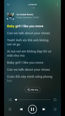 Gu_Freaky, Seachains, CUKAK #lyrics #remix #music #nhachaymoingay #gu #freaky #seachains #cukakremix #fyp #xuhuong 