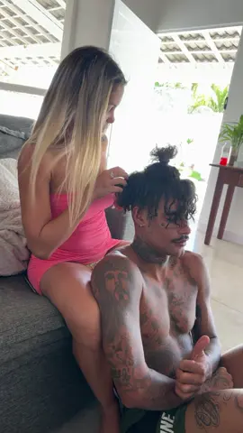 Fazendo o cabelo ao vivo rs 