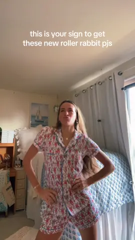these might be my fav ones yet #pjs #rollerrabbit #pajamas #dorm #room #dormroom #college #night #westpalm #hamptons #inspo #OOTD #fitcheck #wpb #florida 