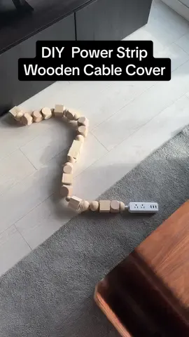 DIY wooden cable cover power strip tutorial 👀 one of the best way to actually hide your cables! Lmk if you have any questions or any ideas on what I should recreate next 🫡  #interiordesign #cablecover #homedecor #diydecor #maximalist #minimalist
