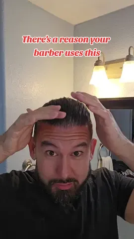 There's a reason your barber uses this stuff, cause it works the best, #hair #hairstyle #hairtok #barber #pomade #hairgel #suavecito #suavecitopomade #ttsacl #ttsaclbeauty #tiktokmademebuyit #tiktokshop 