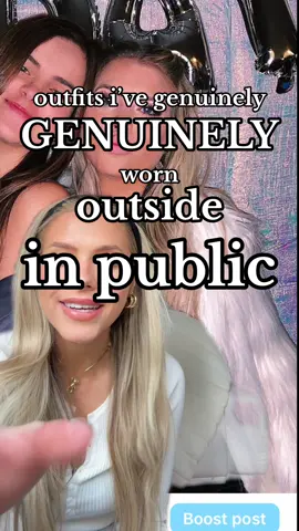 all of these outfits were from college so. they don’t count