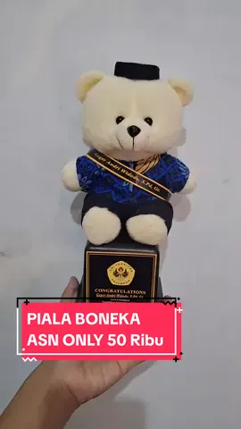 Hadiah untuk temen yang lulus PPG dan Pelantikan PNS. 1 hari jadi  ONLY 50 ribu saja #bonekaasn #bonekapns #bonekaguru #pialabonekaasn #pialabonekaguru #pialabonekaprofesi #pelantikanasn #pelantikanasn2024 