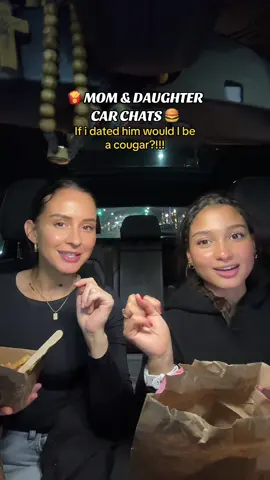 You can take clips from LIVES 😜 Do you think its weird for a woman to date a younger?! #momanddaughter #carchats #dating #amiacougar 