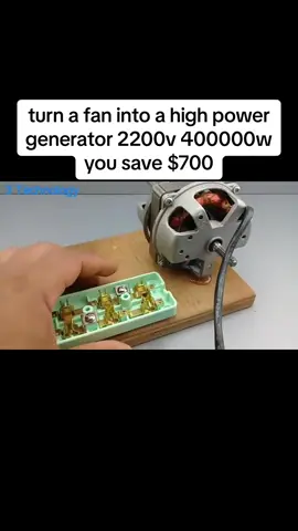 #freeenergy #diyproject #diygenerator #generator #electrician #leanontiktok 