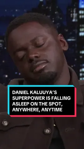Daniel Kaluuya’s superpower is falling asleep on the spot, anywhere, anytime 😴 #FallonTonight #TonightShow #DanielKaluuya 