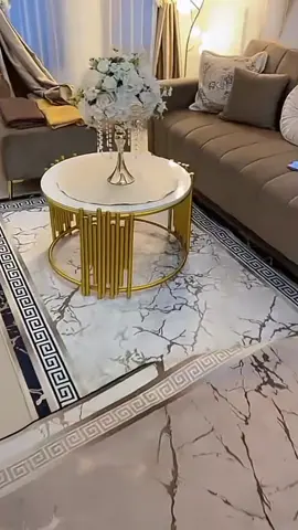 MEJA TAMU MINIMALIS BULAT GOLD#bagusbanget #trend #fyp #cantikbanget #mejatamuminimalis 