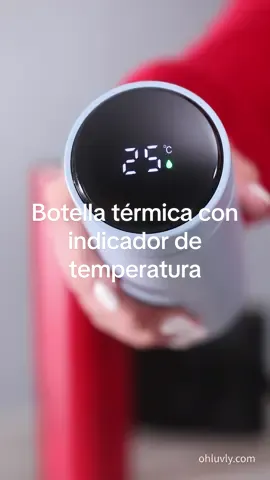 Botella térmica con indicador de temperatura en pantalla LCD digital, termo de acero inoxidable con aislamiento inteligente. Diseño ergonómico, liviano, elegante y minimalista, para transportar tus bebidas de forma segura en tu bolso o mochila cada día.  Consíguelo ahora!  Disfruta la vida. #tiktok #ohluvly #ohluvlystore #retotiktok #tiktokviral #tiktokviajes #tik_tok #tiktoktraditions #tiktokers #amor #amorgoals #historiasdeamor #canciondeamor #like #likeporlike #follow #sigueme #foryou