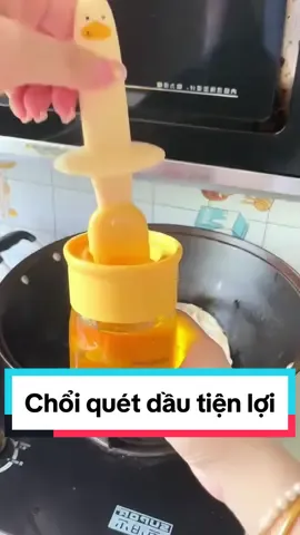 Chổi quét dầu ướp gia vị tiện lợi chịu nhiệt kèm hũ thủy tinh đựng dầu ăn, chế biến ăn dặm cho bé. #choiquet#choiquetdau#choiquetdanang#choiquetdausilicon#coquet