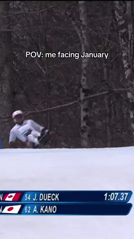 Me on January 1st: 2024 January will be my year​ Still me but on 10th January: 🔊 sound ON​ #MilanoCortina2026 | #Paralimpiadi | #Paralympics #ParaAlpine | #Skiing​ | #skitiktok | #skiingtiktok | #alpineskiing  @paralympics