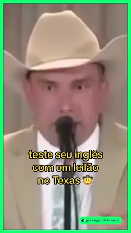 🇧🇷 achava que era fluente em inglês até assistir um leilão no Texas 😭🤠  #inglês #eua #humor 