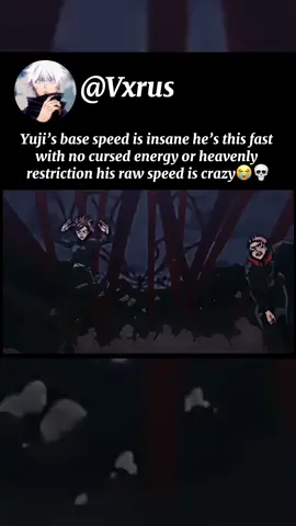 Yujis speed is insane 😭💀 #anime #manga #jjk 