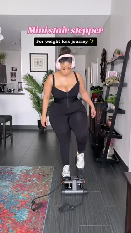 Lets get it!! 🔥🔥🔥 #curvytiktok #curvycommunity #weightlossjouney #fitnessathome #fitnessathomeworkout #stairstepperworkout #stairstepper #ministepper #ministepperworkout 