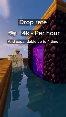 This farm will sort you out for the rest of your 2 week minecraft phase!! #video #world #minrcraft #viral #fy #fyf #iron #farm #ironfarm #mc #feed 