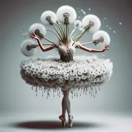 I made more ballerinas last night. This time using flowers instead of insects. @Runway dos a nice job animating them. I love the smooth flow. Dandelions definitely worked the best. I’ve been obsessed with dandelions for years. I still make a wish on them from time to time 😀 #fyp #ai #aiart #aivideo  #telepopmusik 