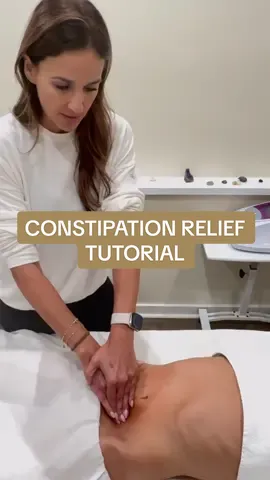 Constipated? Self lymphatic massage could be the relief you need! Save this for the next time you may need it ⬆️🪞✨