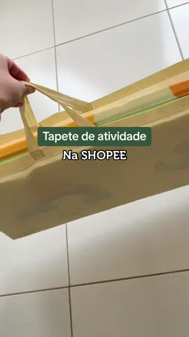 Tapete de atividade para a minha bebe na SHOPEE 👶🏻🤍🛍️🛒 #tapetedeatividadesparabebê #tapetedeatividades #shopee #enxovaldebebe 