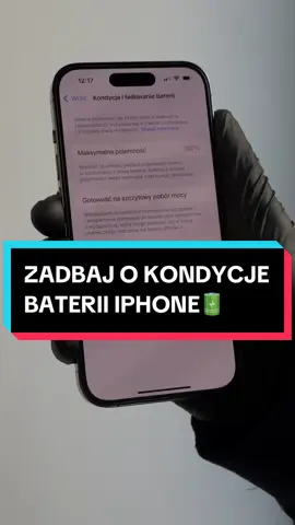Zadbaj o kondycje baterii swojego iPhone🔋  #zbitaszybka #serwisiphone #serwisapple #iostricks #iphonetricks #iphonebattery 