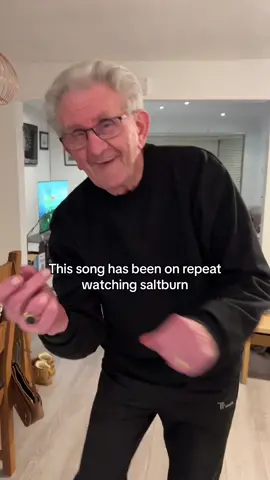 It’s too catchy, my granddaughter doesn’t think I should watch it though @kiera 😂 #fyp #grandad #saltburn #murderonthedancefoor 