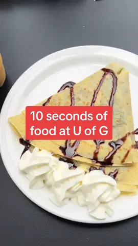 10 seconds, countless flavours! The food is unbeatable at #UofG 🤤 #StudentLife #UniversityofGuelph #CampusFood #CampusDining #UofGuelph 