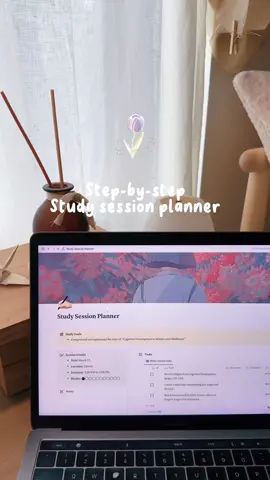 💻 Notion Study Session Planner Tutorial! 📝 | Study Tips & Organization #notion #notiontok #notionsetup #notionforstudents #notiontips #notiontutorial #notionforbeginners 