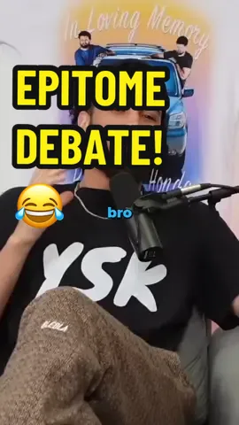 Epitome is a word debate! 😂 #yskpodcast #youshouldknowpodcast 