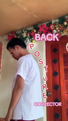 NAKUKUBA KA RIN BA? Use this posture corrector! #scoliosis #backposture 