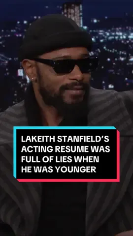 LaKeith Stanfield’s acting resume was full of lies when he was younger 🤣 #FallonTonight #TonightShow #LaKeithStanfield #TheBookofClarence 