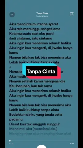 TANPA CINTA #CapCut #fypシ゚viral #storymusik #laguviral #galaubrutal🥀 #laguviral #viral #musikindonesia #gamon #storytime #sadsong #berkaraoke #musik #CapCut 