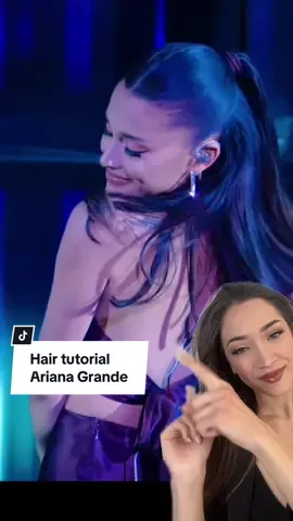 #greenscreen hair tutorial pettinatura Ariana Grande ✨ lo scovolino è la vita, voi lo utilizzate? 🥰 #hairtutorial #mezzacoda #capelli #makeup #arianagrandehair 