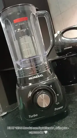 Kit KT 105-B Mondial com liquidificador , Batedeira - espremedor. #vozdaivete #cama #sonhorealizadocomsucesso #nossolar #nossoacongecho #todahonraegloriaadeus 