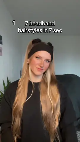 7 headband hairstyles in 7 seconds🖤 #headbandhairstyle #winterhairstyle #haitrend #viralhairstyle✅ #hairstyleinspo #hairinspo  