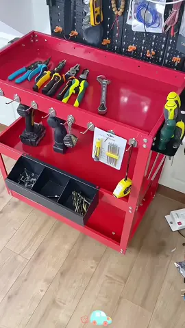 #Heavy Duty 3 Layer Tool Trolle#Service CartMetal Steel Cart #Trolley Tools Shelf#Shelf StorageToolcart Shelf#Shelf Layer Box Portable