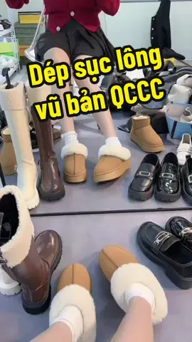 Dép sục lông vũ cao cấp bản QCCC fullbox camelila #dép #depsục #giaydep #giaydepquangchau #review #xuhuong #xuhuongtiktok #trending #viral #fyp 