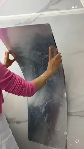 Is your mirror broken at the first touch? See if this soft mirror is not broken, can be folded continuously, and has high definition.#soft mirror#acrylic mirror