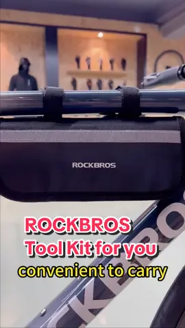 ROCKBROS tool kit includes so many tools! With this bag, you don’t need to worry about meeting troubles on the roads.#toolkit #kit #tools #repair 