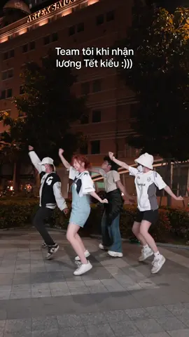 Team tôi nhận lương Tết nhảy trend này liền, người người nhà nhà đều zui #fireball #coberangkhenh #xuhuong #tiktokdancevn #tet2024 #fireballchallenge #viral #fyp 