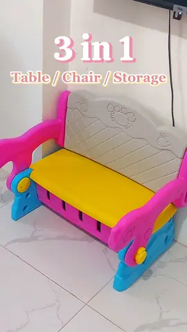 Your Kid will surely love this! Getyoursnow, Just Click the yellow basket. #studytable #3in1multifunctional #studytableforkids #fyp #foryou #fypspotted 