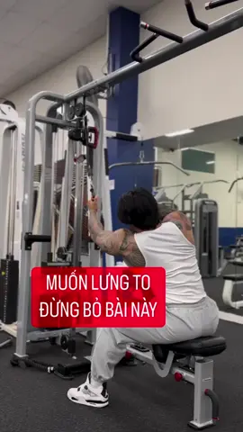 Muốn nhóm cơ Lưng phát triển dày và rộng, Anh em đừng bỏ qua các bài này nhé 👌 #gym #workoutmotivation #tuanvo_coaching #gymmotivation #TheThaoMoiNgay #workout #xuhuong #exercises 