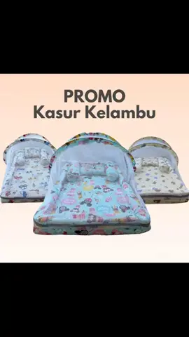 kasur bayi kelambu berbahan empuk dan halus dengan berbagai macam motif yg lucu²