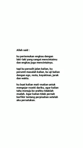 #allahummashollialamuhammad Jangan nyerah🫶🏻Ttp semangatt💪🏻#bismillah #fypシ #reminderislamic✨ #hijrahcinta #amiin #fyp #foryou #xyzbca #xypage 