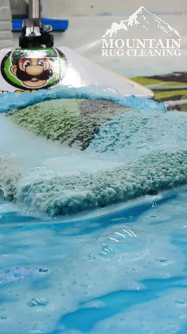 Not sure it was worth cleaning this delaminated rug. #rugwashing #carpetcleaning #restoration #fyp #asmr #satisfying 