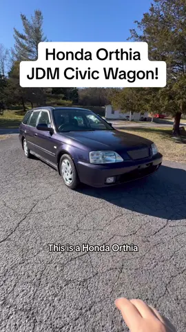 Also… ITS PURPLE!!! #Honda #Orthia #JDM #Wagon #RHD #Longroof #Civic #EK #EKCivic #4WD #AWD #B20 #FYP #Car #Cars #Japan #Import 