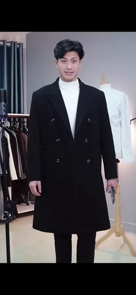 HK18 Áo Mangto Dạ Dáng Dài #aomangto #aoda #xuhuong #vairal 