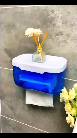 Tempat Tissue Toilet Box Kotak Tisu Tempel Dinding Kamar Mandi #tempattisu #kotaktisu #boxtisu #racuntiktok 