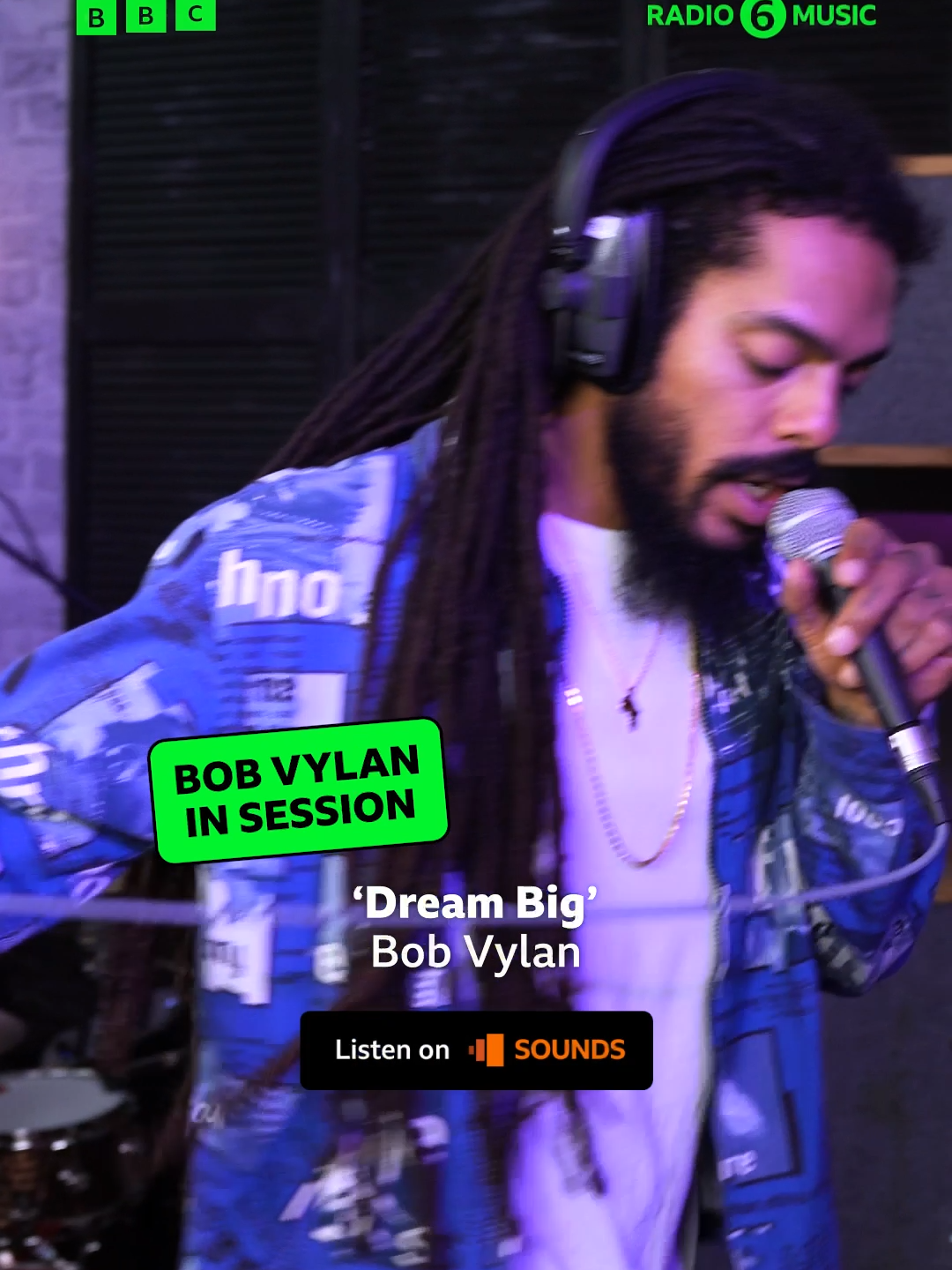 Bob Vylan gives an explosive performance of his track 'Dream Big' live in session on the Craig Charles Show 🎤 You can hear his live in full along with an conversation on @bbcsounds  #bobvylan #craigcharles #liveperformance #musictok