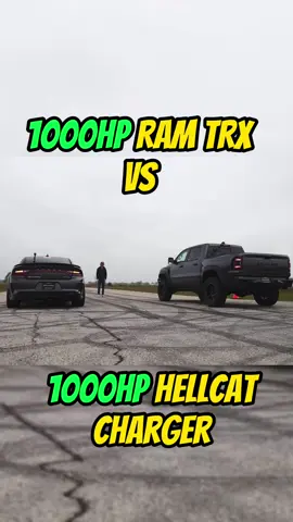 1000Hp Hennessey Mammoth Vs. 1000Hp Charger Jailnreak  ••• 🎥: @carwow  ••• #dodgecharger #dodgeram #hennessey #performance #tuned #modified #fast #powerful #ramtrx #trx #srt #hellcat #hemi #supercharged #v8 #racing #dragrace #supercar #hypercar #sportscar #luxurycars #musclecars #cars #trucks #sedan #cargram #carporn #carsdaily 